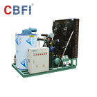 -5 ℃ Germany Bitzer Compressor Flake Ice Machine Air / Water Cooling
